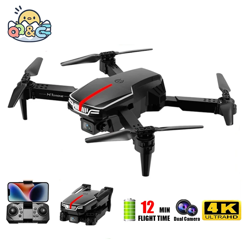 H1 Dron Rc Drones 4K Camera Drone Dual Cameras Fpv Wifi Photography Quadcopter Remote Control Helicopter Plane Toys for Boys
H1 Dron Rc Drones 4K Camera Drone Dual Cameras Fpv Wifi Photography Quadcopter Remote Control Helicopter Plane Toys for Boys