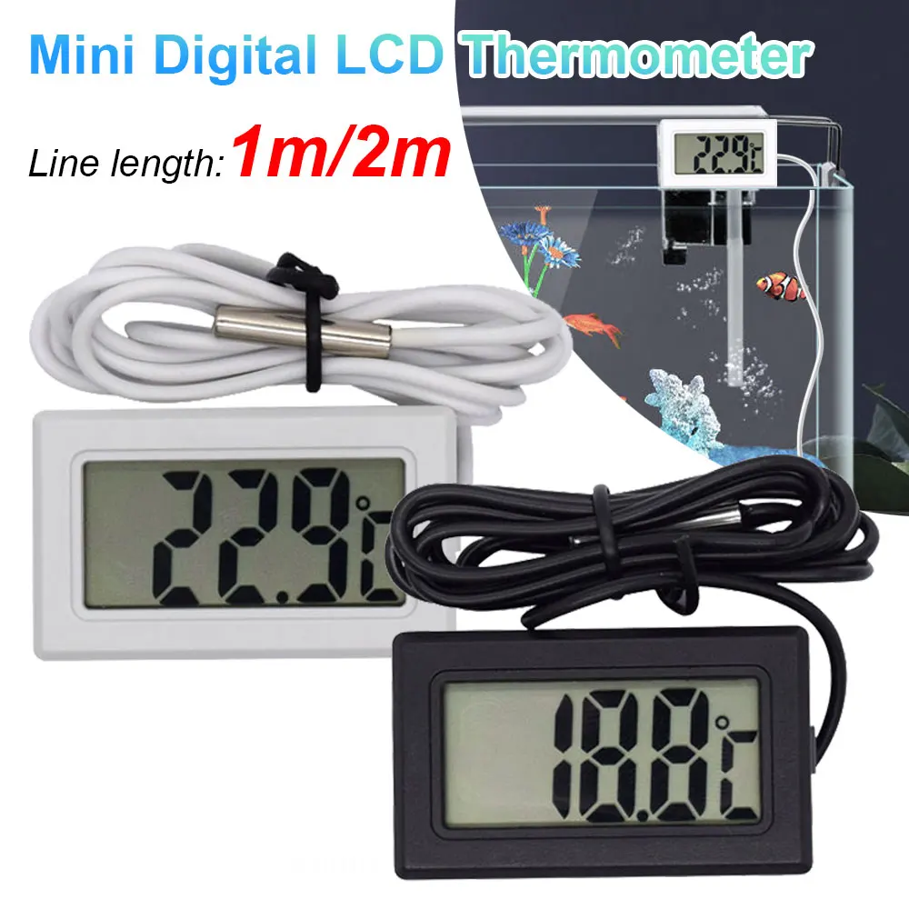 1M/2M Hygrometer Thermometer Fish Tank Fridge Freezer Temperature Sensor Humidity Meter Gauge Instruments Home Indoor Aquarium
1M/2M Hygrometer Thermometer Fish Tank Fridge Freezer Temperature Sensor Humidity Meter Gauge Instruments Home Indoor Aquarium
