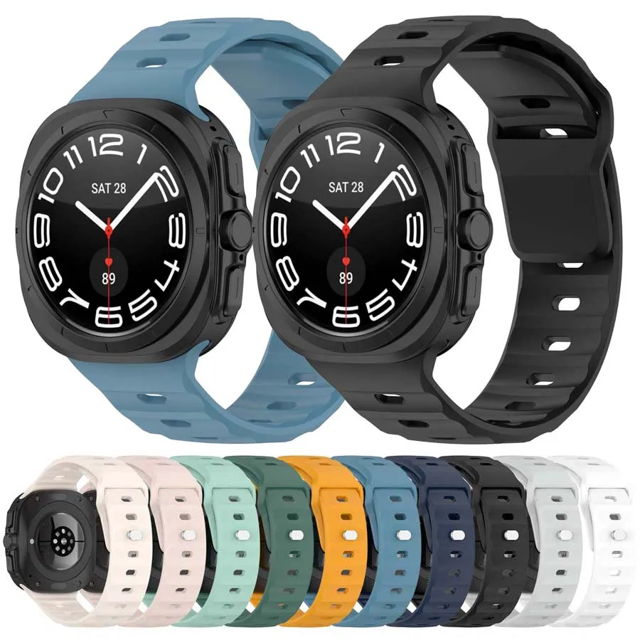 Ремешок силиконовый для Samsung Galaxy Watch 7 Ultra 47 мм, сменный Браслет для Galaxy 7 Ultra, аксессуары для часов
Ремешок силиконовый для Samsung Galaxy Watch 7 Ultra 47 мм, сменный Браслет для Galaxy 7 Ultra, аксессуары для часов