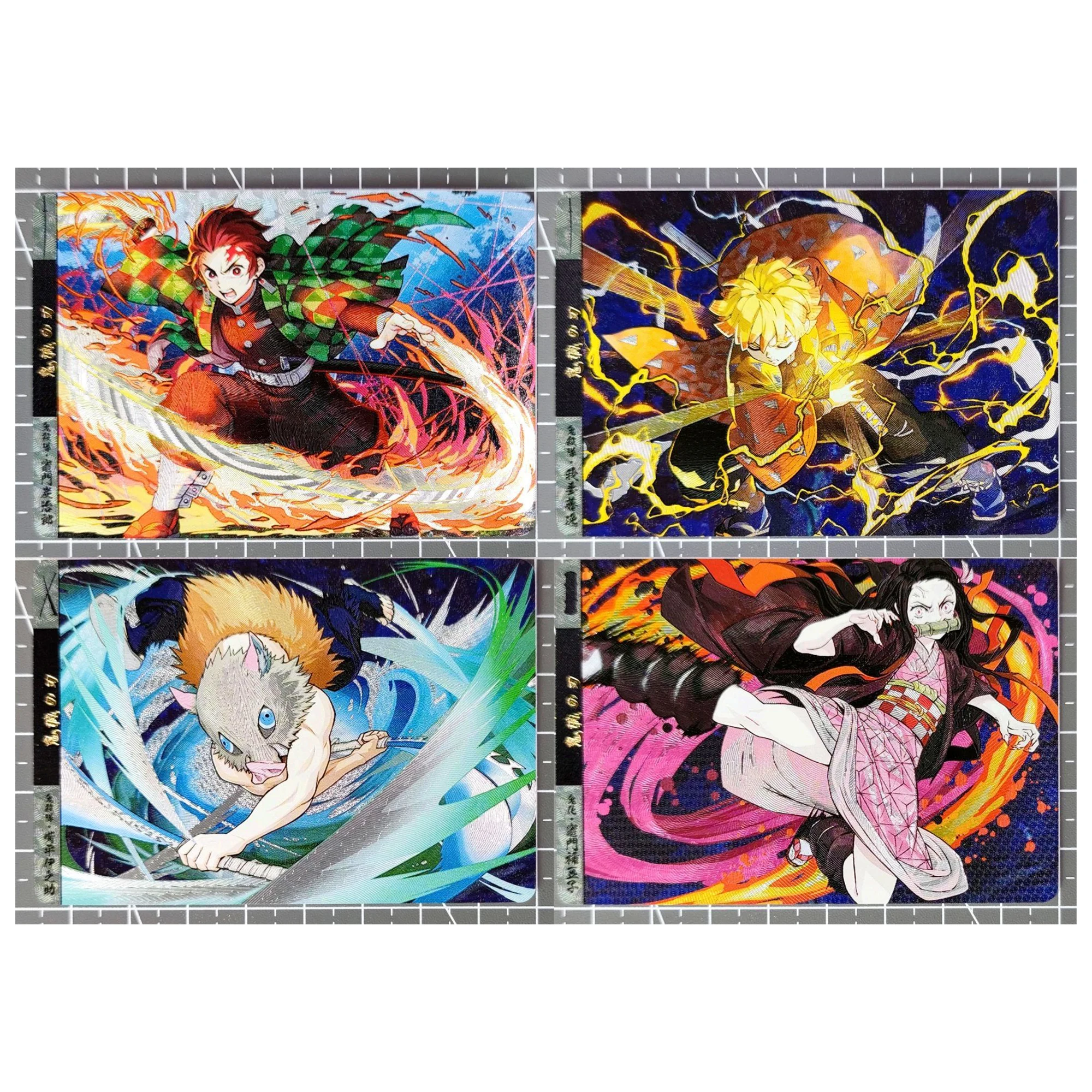 2 шт./компл. грубые флеш-карты для рассекания демонов Kamado Tanjirou Kamado Nezuko Agatsuma Zenitsu Аниме игровая коллекция карт подарочные игрушки
2 шт./компл. грубые флеш-карты для рассекания демонов Kamado Tanjirou Kamado Nezuko Agatsuma Zenitsu Аниме игровая коллекция карт подарочные игрушки