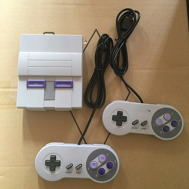 Ретро Классический Портативный игровой плеер SNES с выходом Super HD, ТВ мини игровая консоль со встроенными 21/30 играми и двумя геймпадами
Ретро Классический Портативный игровой плеер SNES с выходом Super HD, ТВ мини игровая консоль со встроенными 21/30 играми и двумя геймпадами