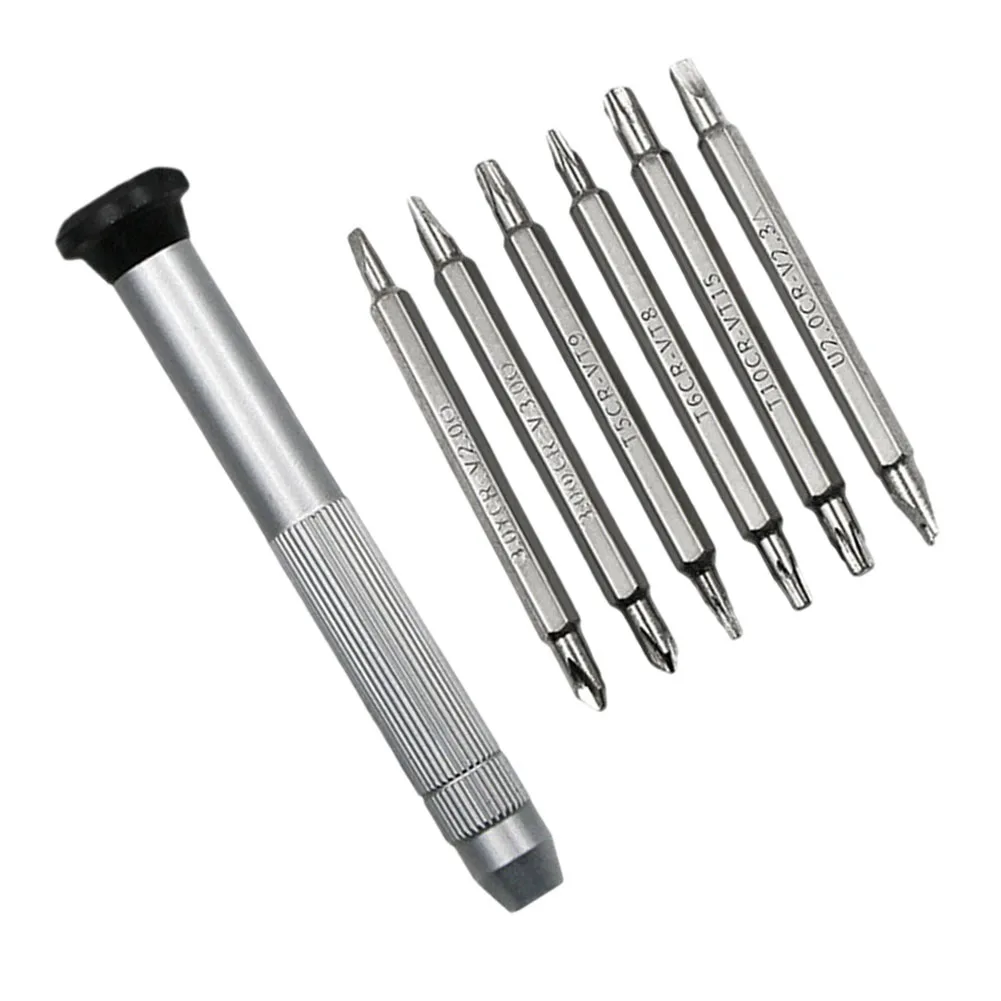 7 In 1Multifunctional Repair Screwdriver Special-shaped Magnetic Screwdriver Alloy Steel Security Tamper Proof Drill Bit Tools
7 In 1Multifunctional Repair Screwdriver Special-shaped Magnetic Screwdriver Alloy Steel Security Tamper Proof Drill Bit Tools