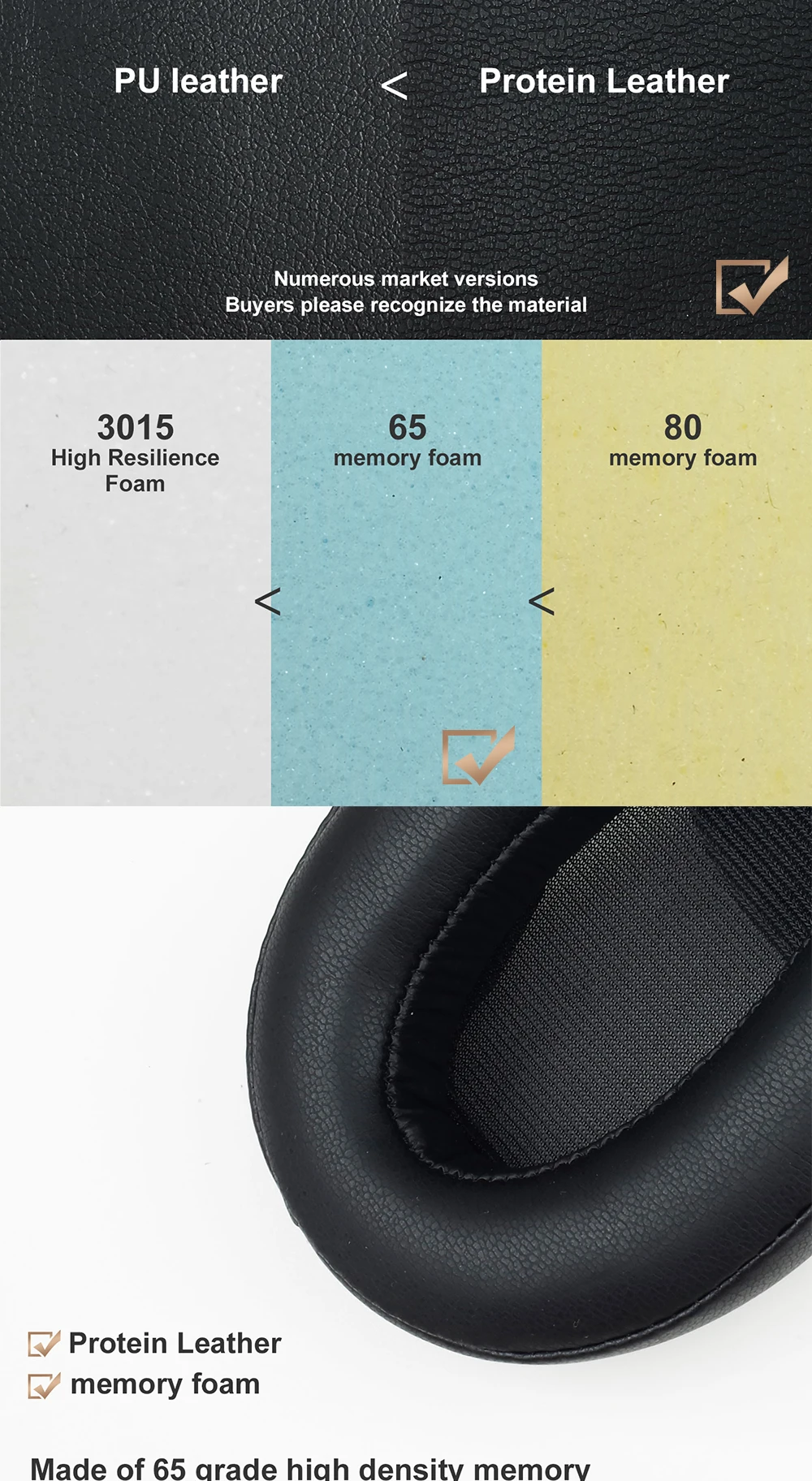 Earpads Compatible with SONY WH-H910N Protein leather Memory foam Ear Pads Cushions Replacement Over-Ear Headphones Soft Pro Earpads Compatible with SONY WH-H910N Protein leather Memory foam Ear Pads Cushions Replacement Over-Ear Headphones Soft Pro