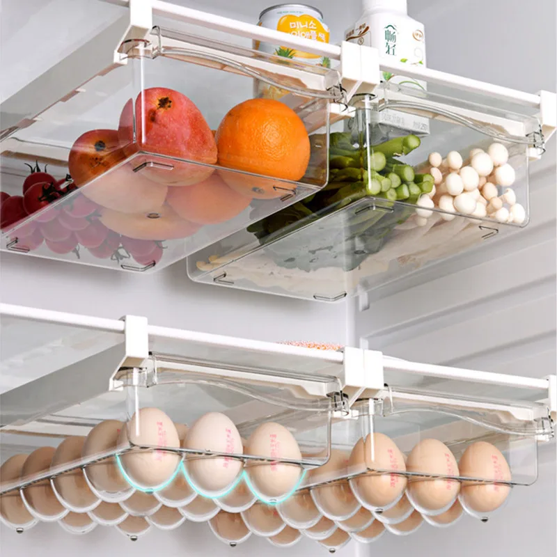 Kitchen Refrigerator Storage Box Drawer Type Saver Fruit Food Egg Clear Plastic Kitchen Preservation Supplies Organizers
Kitchen Refrigerator Storage Box Drawer Type Saver Fruit Food Egg Clear Plastic Kitchen Preservation Supplies Organizers