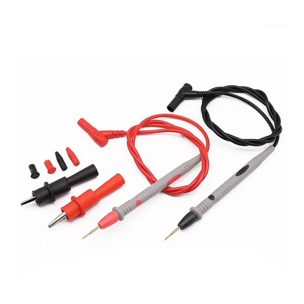 1 Pair Digital Multimeter Probe Soft-silicone-wire Needle-tip Universal Test Leads With Alligator Clip For LED Tester Multimetro
1 Pair Digital Multimeter Probe Soft-silicone-wire Needle-tip Universal Test Leads With Alligator Clip For LED Tester Multimetro