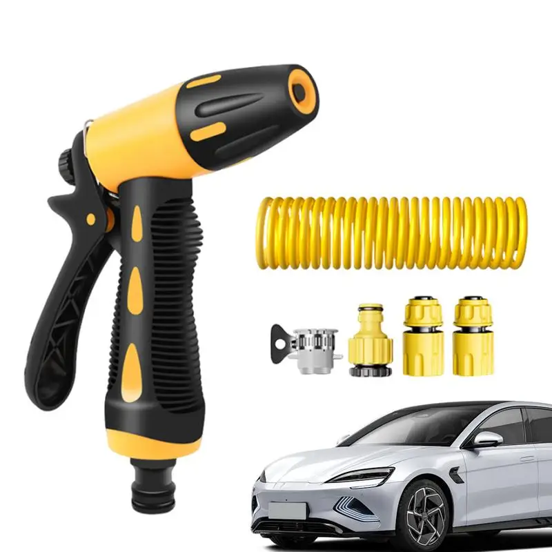 

High Pressure Car Washer Sprayer PP Metal Multi-Functional Auto Wash Sprayer Tool Retractable Cleaning Sprayer Cars Maintenance