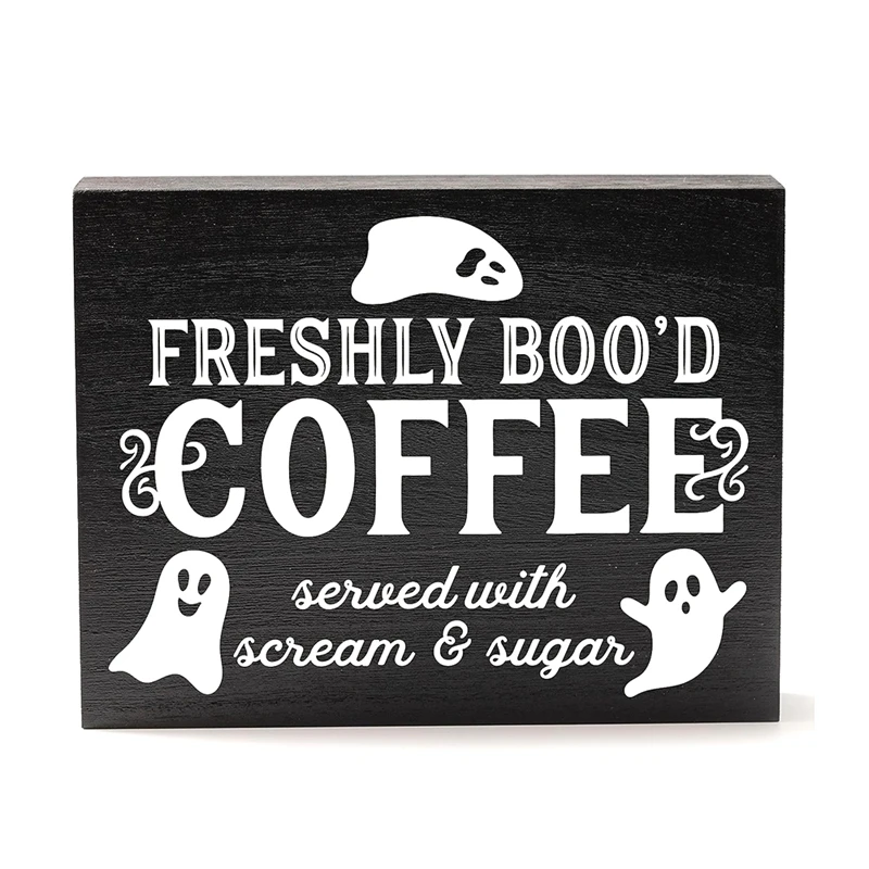 Freshly Booed Coffee Sign Halloween Coffee Bar Decor For Halloween Kitchen Decor Easy Install Easy To Use
Freshly Booed Coffee Sign Halloween Coffee Bar Decor For Halloween Kitchen Decor Easy Install Easy To Use