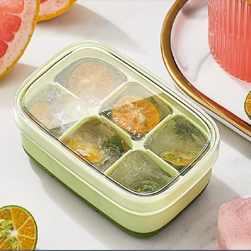 Ice Cube Mold Household Food Grade Silica Gel Self-made Making Cassette Cover Ice Box Small Artifact
Ice Cube Mold Household Food Grade Silica Gel Self-made Making Cassette Cover Ice Box Small Artifact