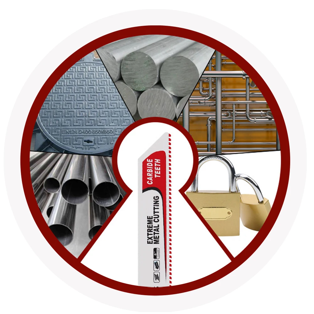 1pc 6Inch S955CHM 9Inch S1155CHM Carbide Saw Blade Reciprocating Saw Blade 8TPI Blade For Angle Iron Steel Bar Thick Iron Pipe
1pc 6Inch S955CHM 9Inch S1155CHM Carbide Saw Blade Reciprocating Saw Blade 8TPI Blade For Angle Iron Steel Bar Thick Iron Pipe