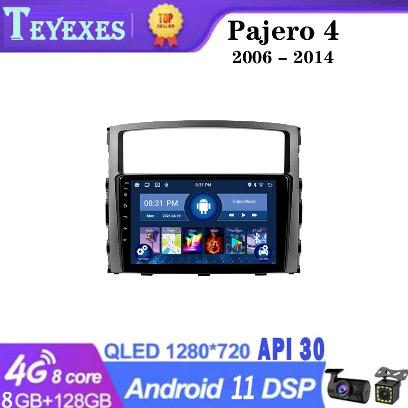 TEYEXES Carradio For Mitsubishi Pajero 4 V80 V90 2006 - 2014 Car Radio Stereo Multimedia Video Player Navigation GPS Android 11
TEYEXES Carradio For Mitsubishi Pajero 4 V80 V90 2006 - 2014 Car Radio Stereo Multimedia Video Player Navigation GPS Android 11