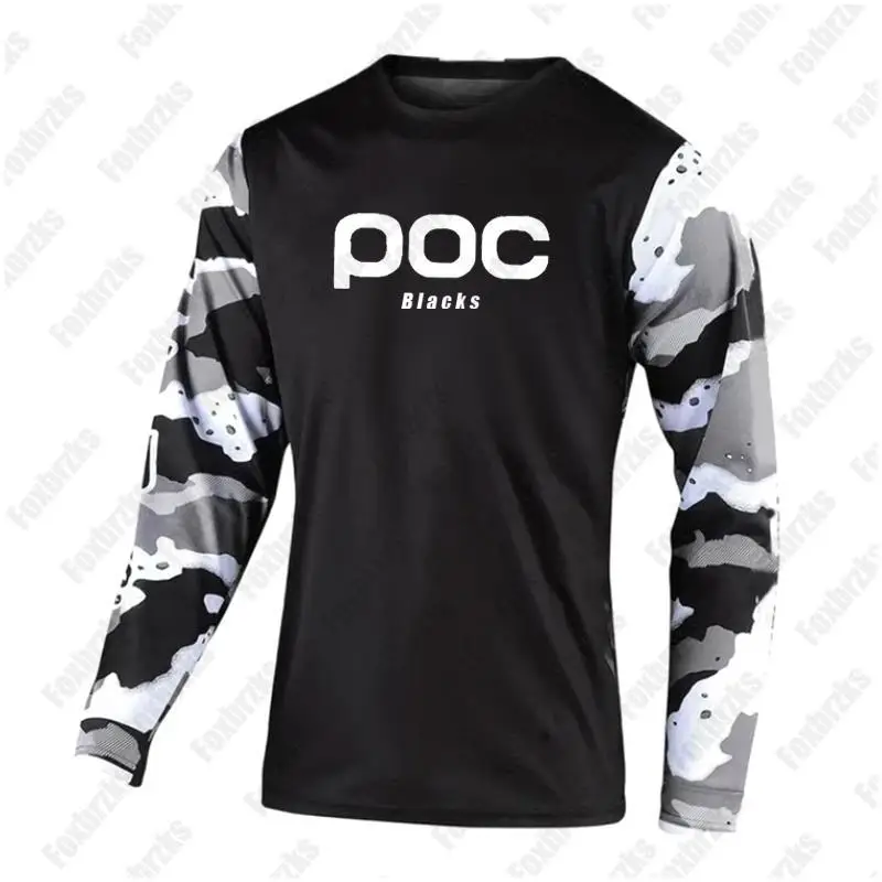 Blacks poc Cycling 2024 Long Sleeve Enduro Motocross Jersey MTB Downhill Mountain Bike DH Maillot Hombre Quick Drying Shirt
Blacks poc Cycling 2024 Long Sleeve Enduro Motocross Jersey MTB Downhill Mountain Bike DH Maillot Hombre Quick Drying Shirt