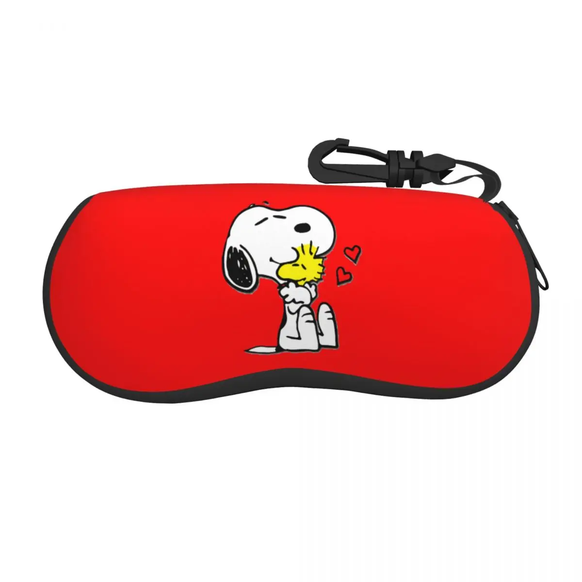 

Cartoon Snoopy Peanuts Comics Merch Glasses Case for Girl Boy Waterproof Sunglasses Protector Anti-Pressure Eyewear Container