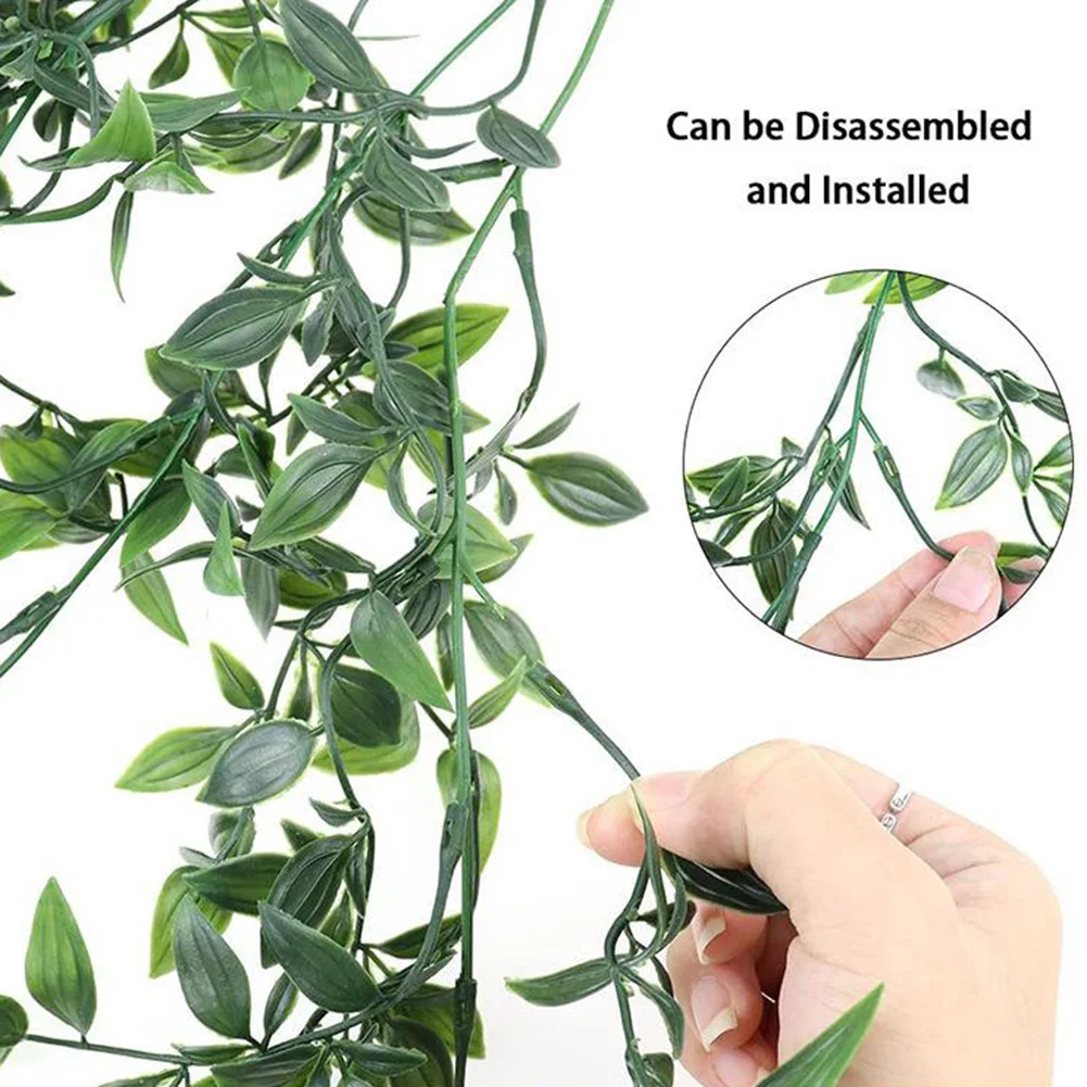 80cm Artificial Hanging Plants Fake Mandala Vine Foliage Plastic Flower Leaf Greenery Plant For Bedroom Room Wall Home Decor
80cm Artificial Hanging Plants Fake Mandala Vine Foliage Plastic Flower Leaf Greenery Plant For Bedroom Room Wall Home Decor