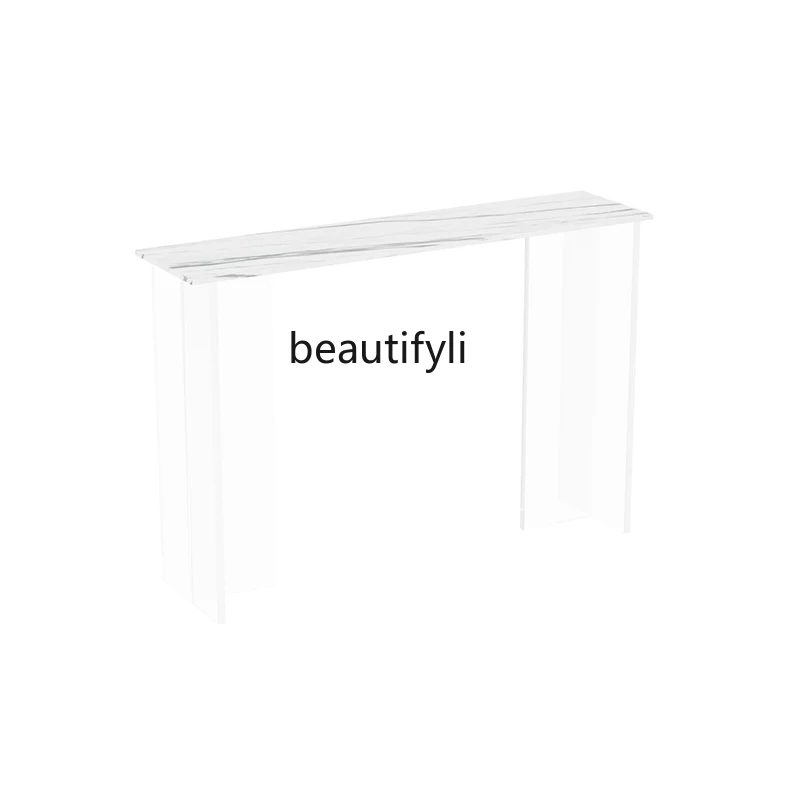 LBX Modern Minimalist Stone Plate Acrylic Console Tables Hallway Corridor Decoration a Long Narrow Table Jewelry Showcase
LBX Modern Minimalist Stone Plate Acrylic Console Tables Hallway Corridor Decoration a Long Narrow Table Jewelry Showcase