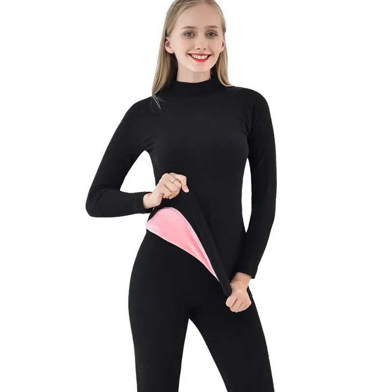 Tight-fitting Shirt Thermal Tops Velvet Autumn Winter Women Bottoming Collar Underwear Plus Thickened Women's Student Half-high
Tight-fitting Shirt Thermal Tops Velvet Autumn Winter Women Bottoming Collar Underwear Plus Thickened Women's Student Half-high