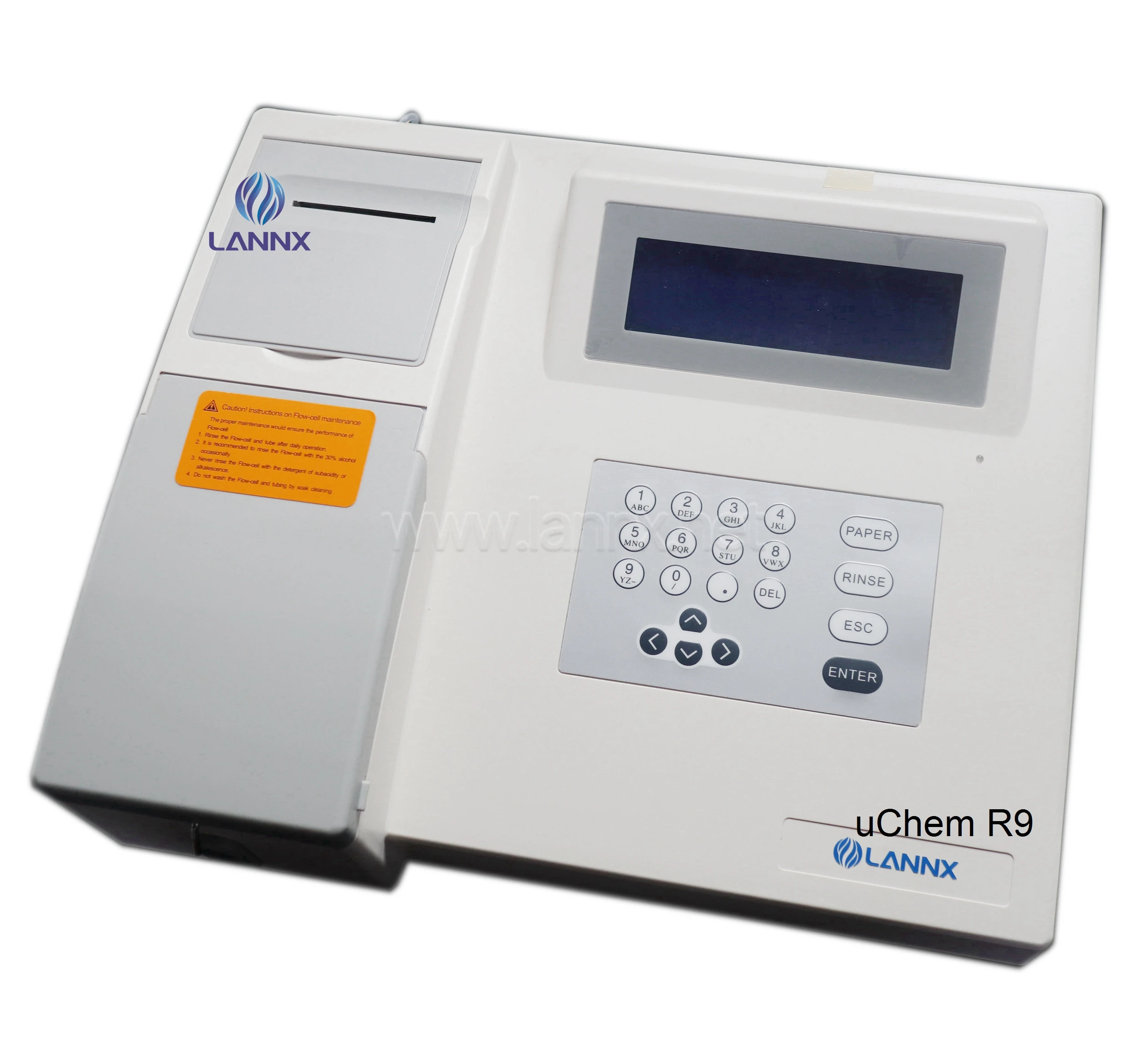 LANNX uChem R9, самый дешевый семейный химический анализатор, испытательная машина, полуавтоматический биохимический анализатор
LANNX uChem R9, самый дешевый семейный химический анализатор, испытательная машина, полуавтоматический биохимический анализатор