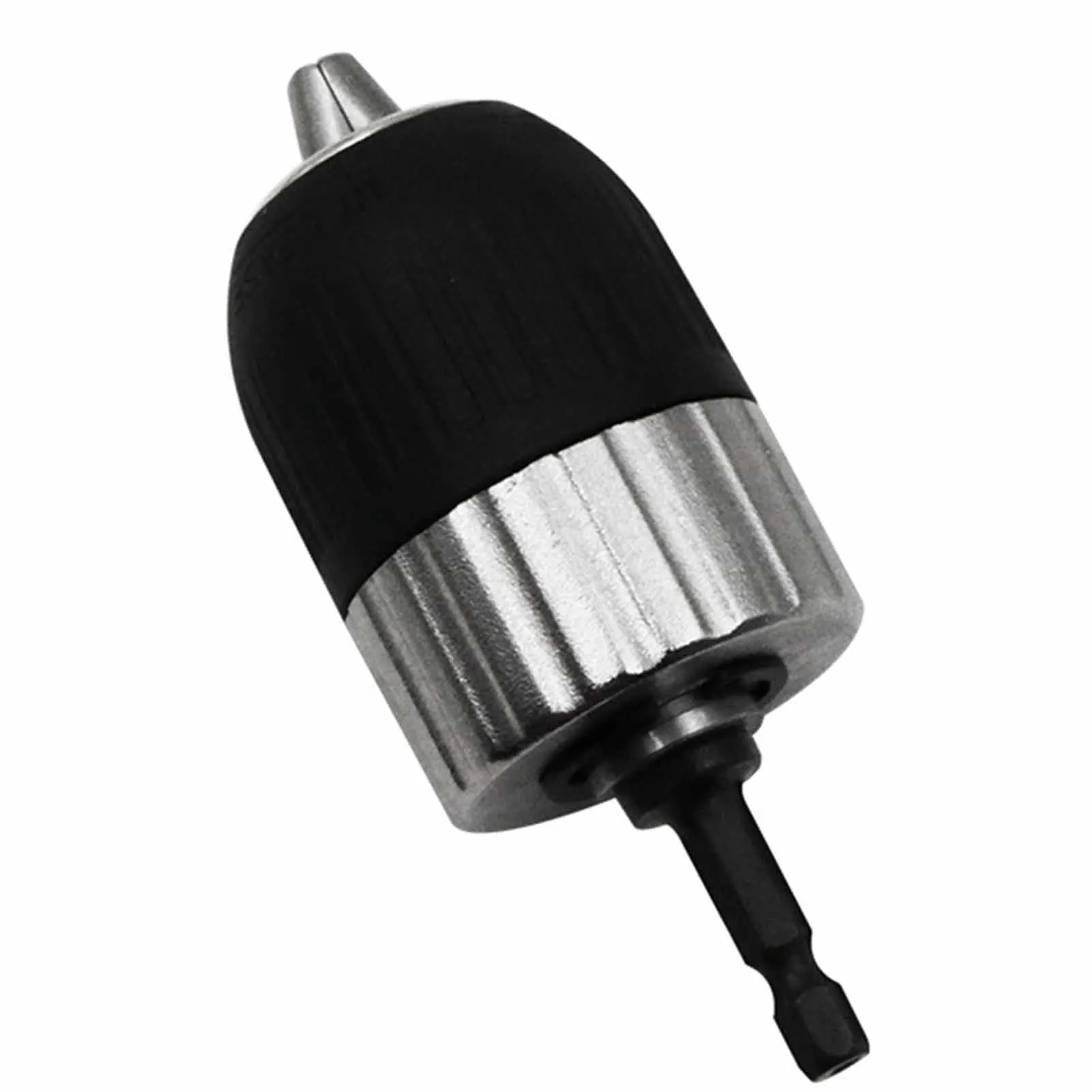 0.6-6.5mm Capacity Drill Chuck 1/4 Hex Shank Drill Chuck Adapter Range 3 / 8-24Unf 6.35mm
0.6-6.5mm Capacity Drill Chuck 1/4 Hex Shank Drill Chuck Adapter Range 3 / 8-24Unf 6.35mm