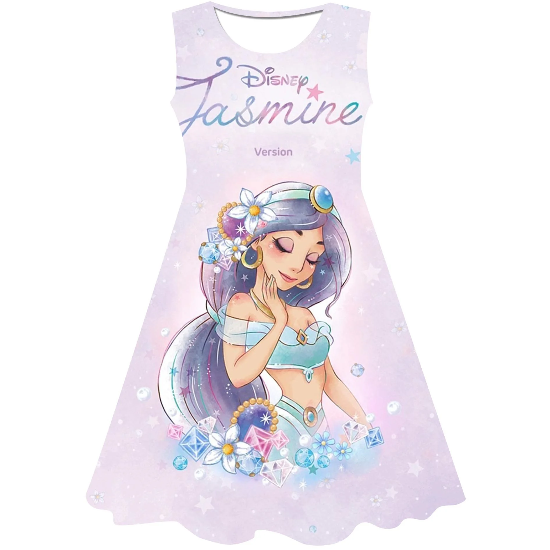 Disney Jasmine Princess Flower Girl Dress Summer Wedding Birthday Party Kids Dresses For Girls Children's Costume Teenager Prom
Disney Jasmine Princess Flower Girl Dress Summer Wedding Birthday Party Kids Dresses For Girls Children's Costume Teenager Prom
