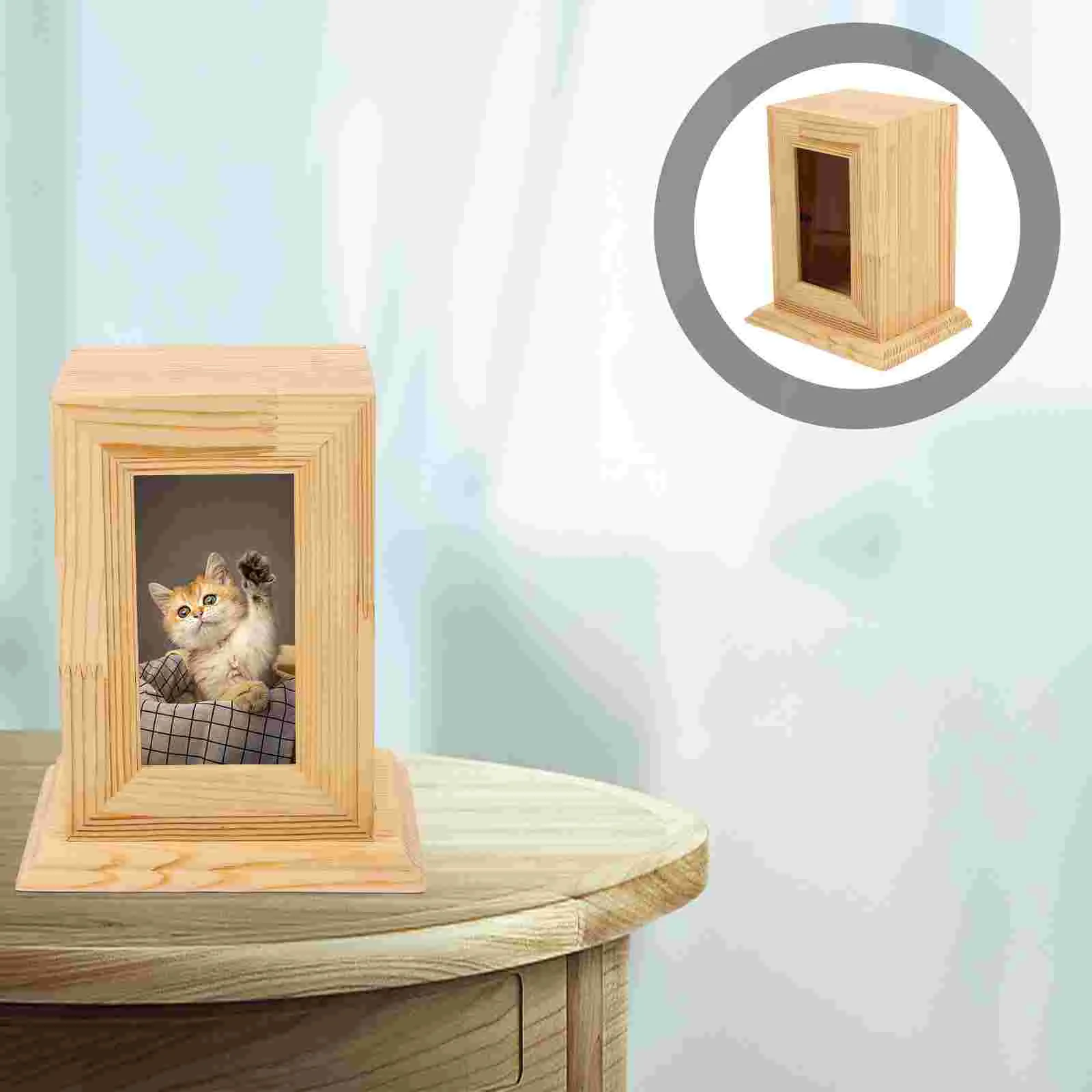 Memorial Gifts Cat Cremation Urns The Dog Exquisite Pet Ash Can Wooden for Ashes
Memorial Gifts Cat Cremation Urns The Dog Exquisite Pet Ash Can Wooden for Ashes
