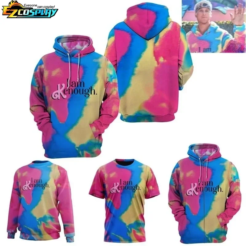 I Am Kenough Hoodie Autumn/Winter Ken 3D Tie Dyed Printed Hoodie Couple Fashion Casual Street Hip Hop Pullover Hooded Sweatshirt
I Am Kenough Hoodie Autumn/Winter Ken 3D Tie Dyed Printed Hoodie Couple Fashion Casual Street Hip Hop Pullover Hooded Sweatshirt