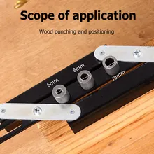 Drill bit drilling positioner two in one straight hole drilling positioning log tenon punch DIY woodworking tool
Drill bit drilling positioner two in one straight hole drilling positioning log tenon punch DIY woodworking tool