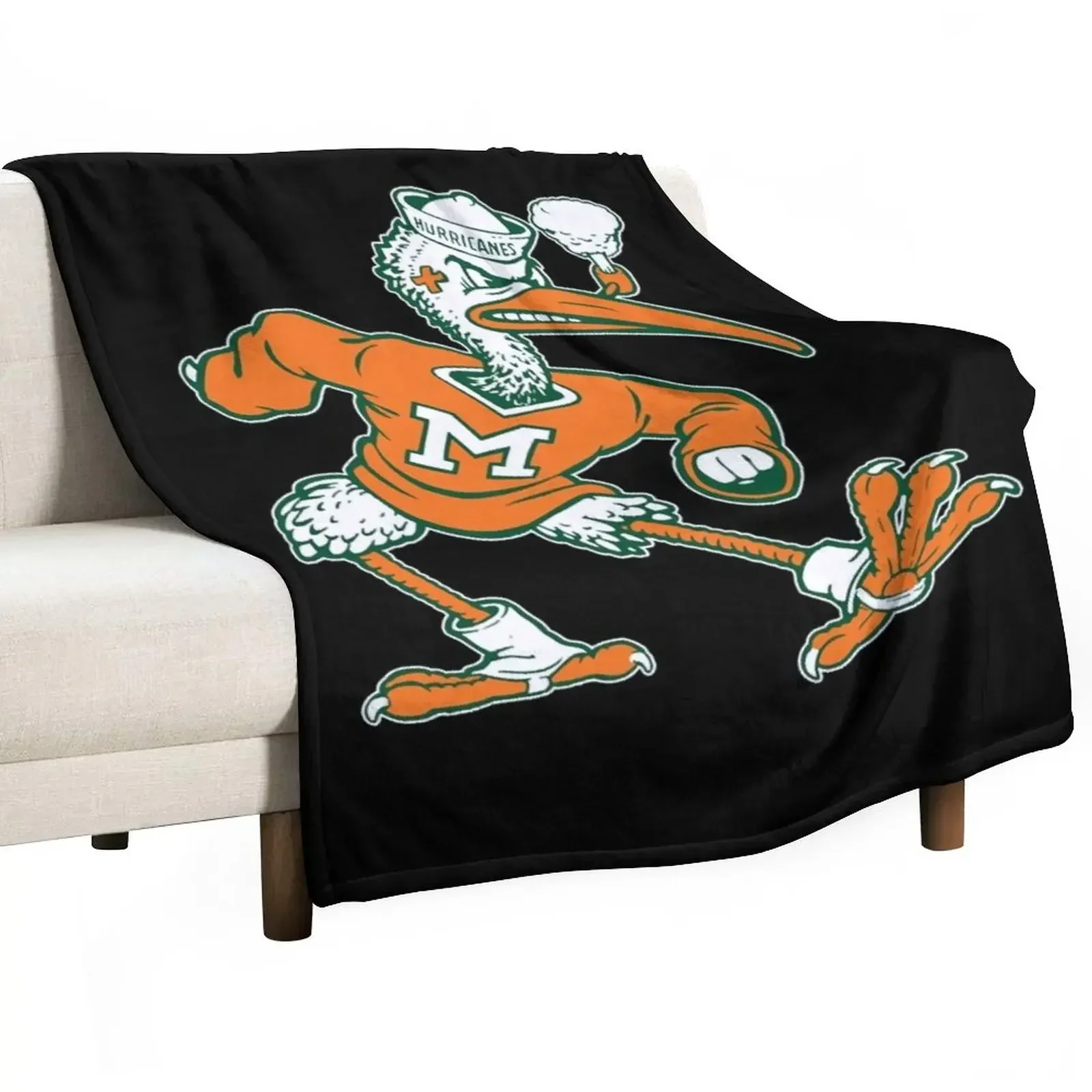 Vintage Sebastian Mascot of Univ. of Miami Mascot Throw Blanket Flannel Beach Fluffy Softs Fashion Sofas Blankets
Vintage Sebastian Mascot of Univ. of Miami Mascot Throw Blanket Flannel Beach Fluffy Softs Fashion Sofas Blankets