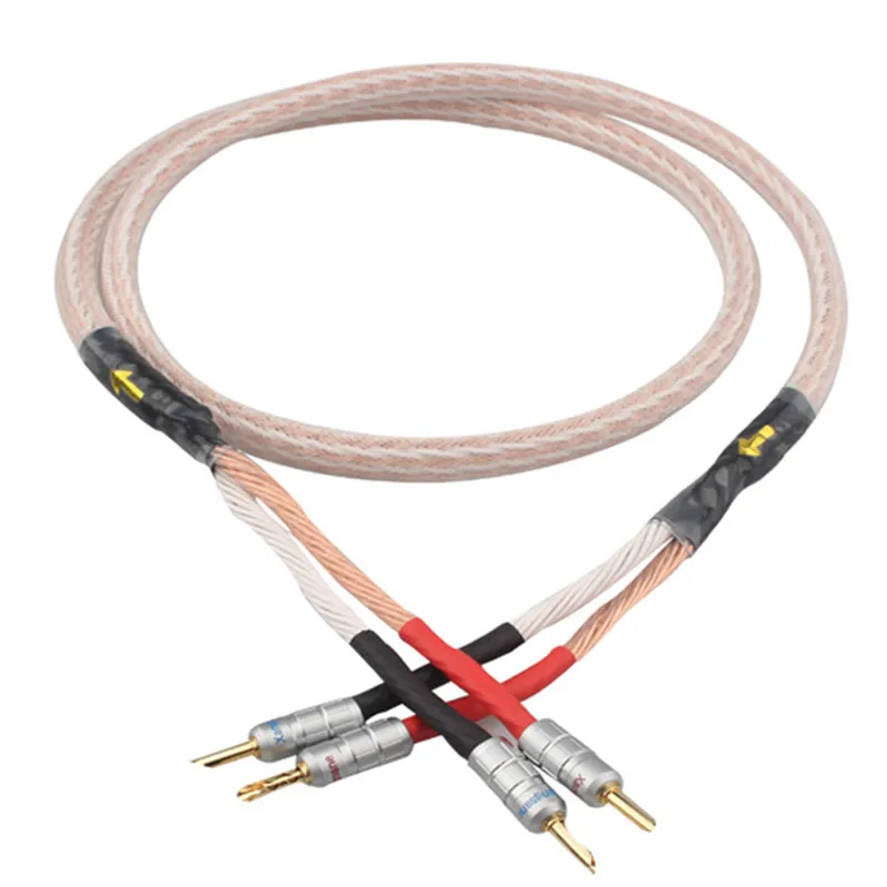 Высококачественный 12TC OCC 24-жильный оплетенный Банановый штекер HIFI Акустический кабель высококачественный усилитель
Высококачественный 12TC OCC 24-жильный оплетенный Банановый штекер HIFI Акустический кабель высококачественный усилитель