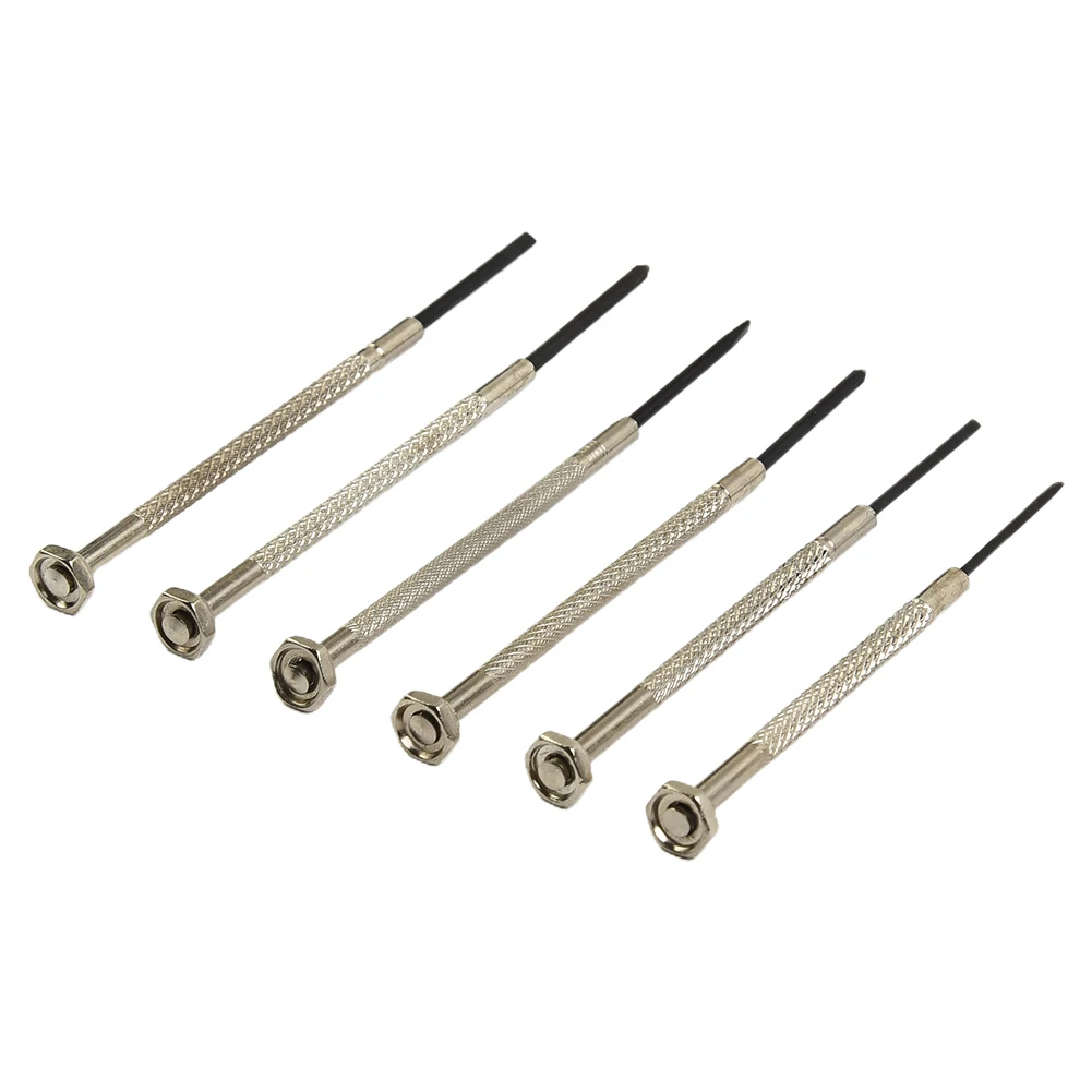 6pcs Precision Screwdriver Set For Watch Jewelry Glasses Electronic Small Screw Corrosion Resistance Equipment Repair Tools
6pcs Precision Screwdriver Set For Watch Jewelry Glasses Electronic Small Screw Corrosion Resistance Equipment Repair Tools