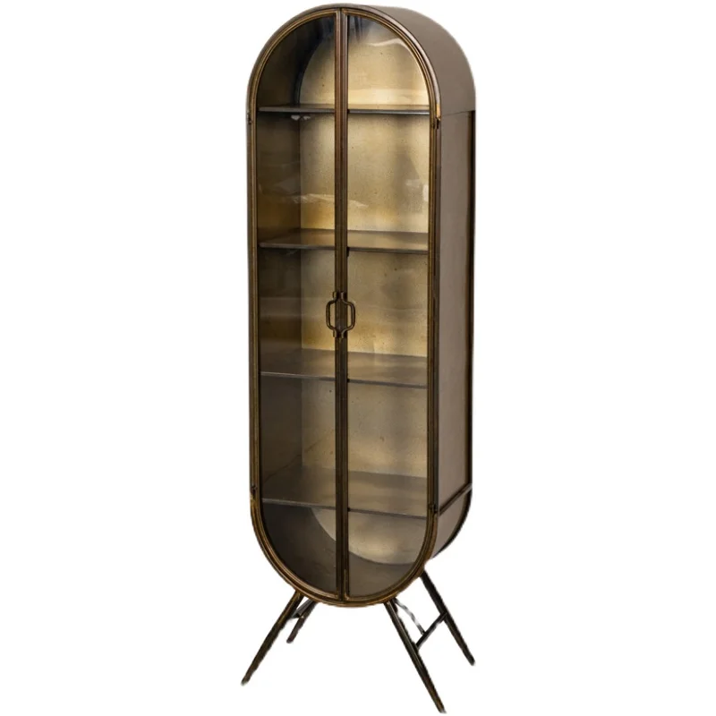 Sideboard Cabinet Double Door Glass Wine Cabinet Retro Simple Locker Wall Multi-Layer
Sideboard Cabinet Double Door Glass Wine Cabinet Retro Simple Locker Wall Multi-Layer