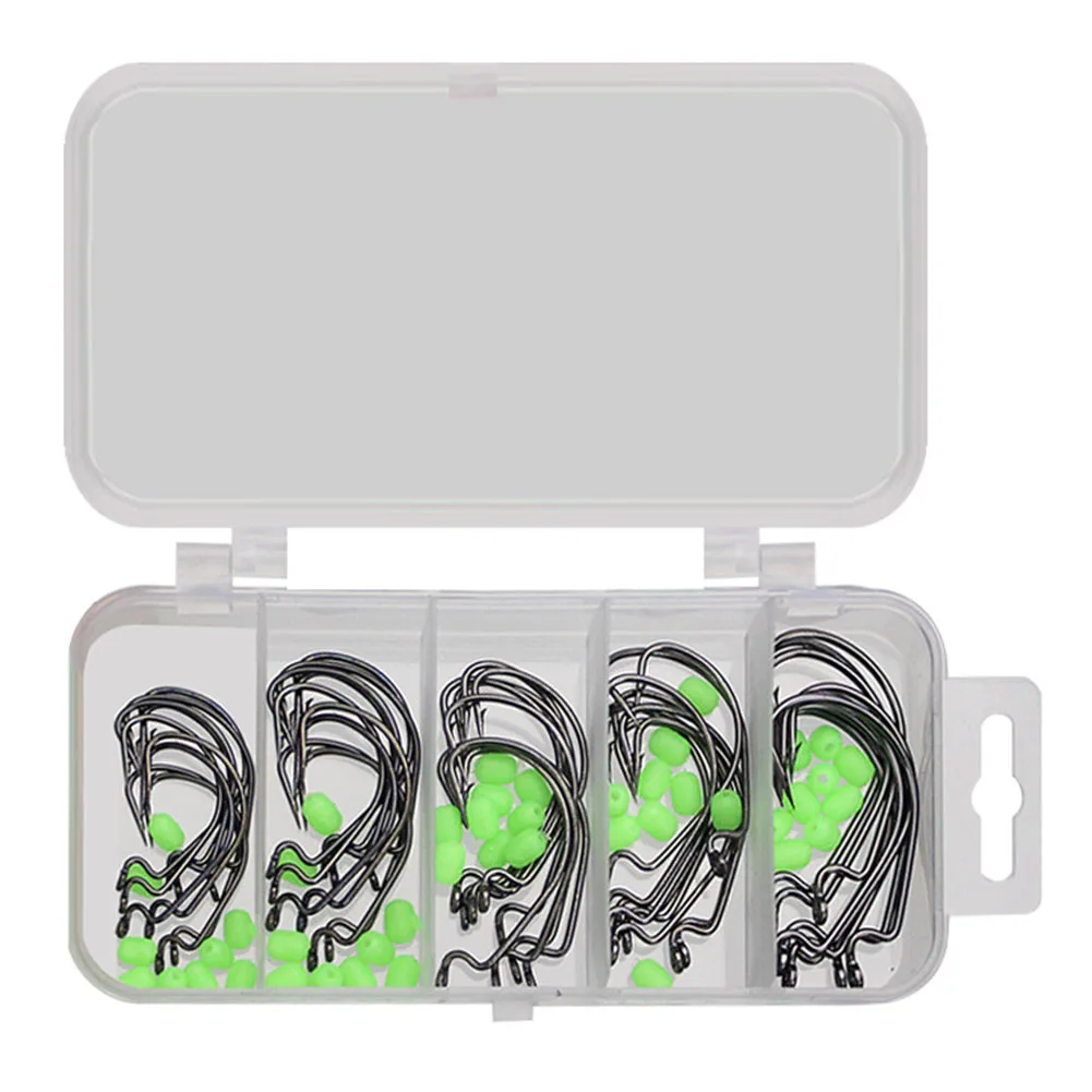 50pc Carbon Steel Wide Crank Fishing Hook Set For Soft Worm Lure Barbed Hooks Outdoor Carp Fishing Accessories Tackle Worm Hook
50pc Carbon Steel Wide Crank Fishing Hook Set For Soft Worm Lure Barbed Hooks Outdoor Carp Fishing Accessories Tackle Worm Hook