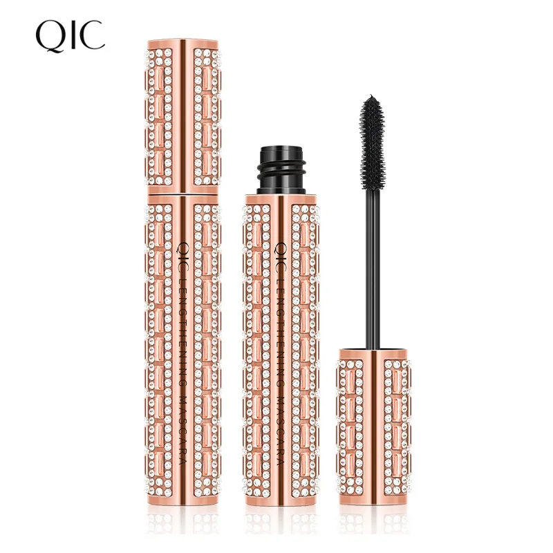 

QIC New 4D Silk Fiber Lash Mascara Waterproof Rimel Mascara For Eyelash Extension Black Thick Lengthening Eye Lashes Cosmetics