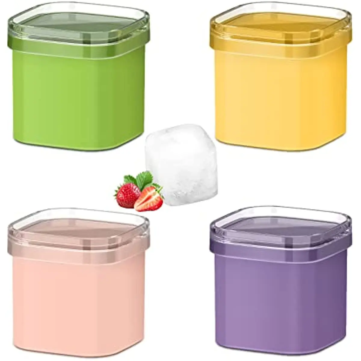 4PCS Square Large Ice Cube Molds with Lid Silicone Whiskey Hockey Ice Cube Tray Cocktail Diy Bar Big Ice Block Maker
4PCS Square Large Ice Cube Molds with Lid Silicone Whiskey Hockey Ice Cube Tray Cocktail Diy Bar Big Ice Block Maker