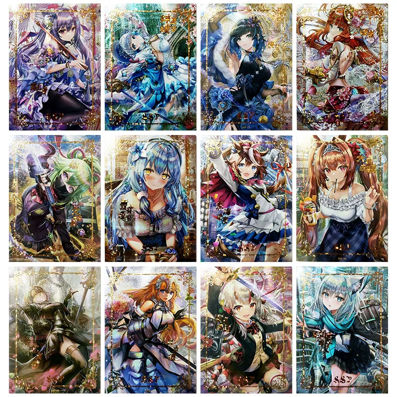 Anime Goddess Story Rare SSP Reflections Flash Cards Keqing Kamisato Ayaka Yelan Toys for boys Collectible Cards Birthday Gifts
Anime Goddess Story Rare SSP Reflections Flash Cards Keqing Kamisato Ayaka Yelan Toys for boys Collectible Cards Birthday Gifts