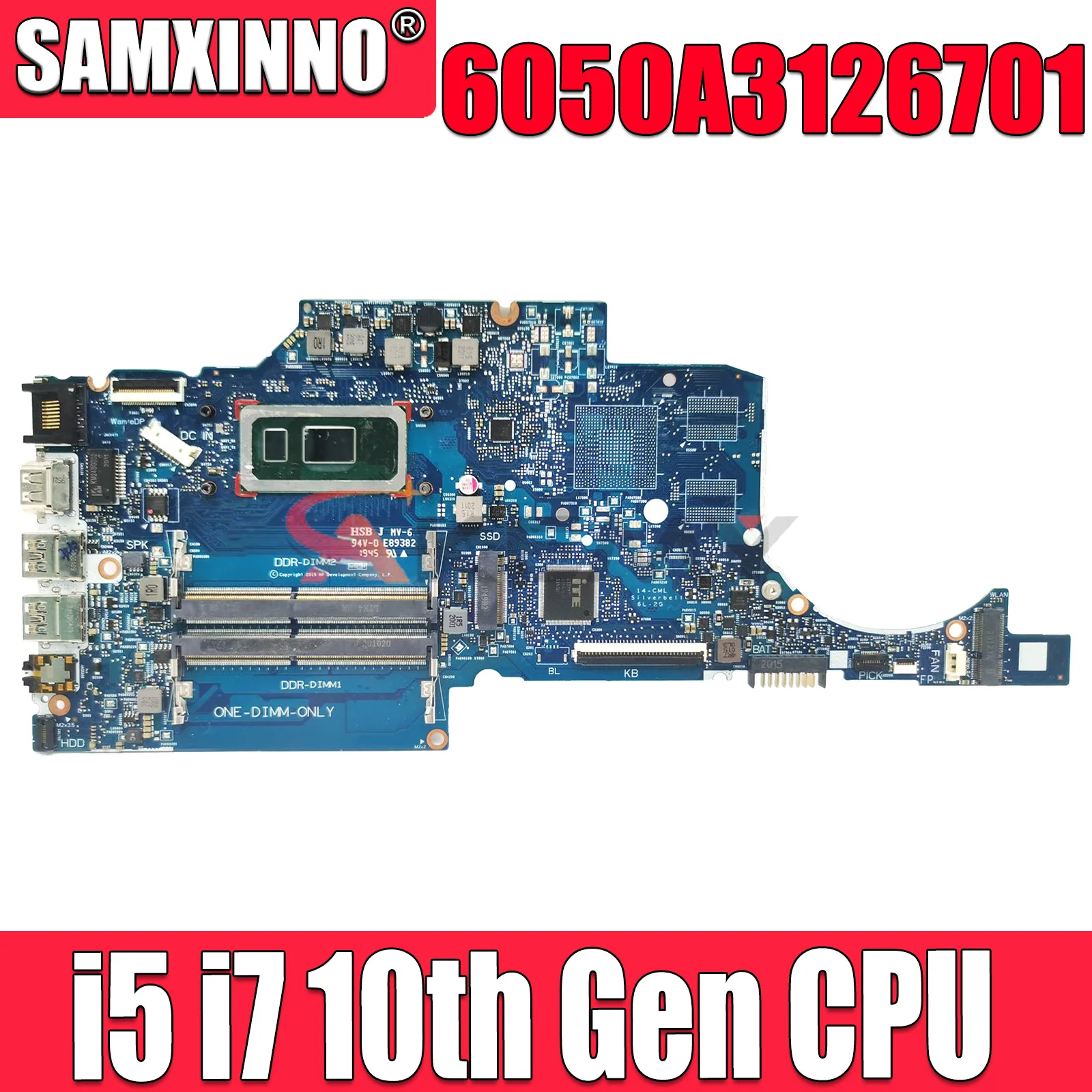 For HP 348 G7 LAPTOP MOTHERBOARD 6050A3126701-MB-A01 L81428-601 ONBOARD with i5-10210U i7-10510U CPU
For HP 348 G7 LAPTOP MOTHERBOARD 6050A3126701-MB-A01 L81428-601 ONBOARD with i5-10210U i7-10510U CPU