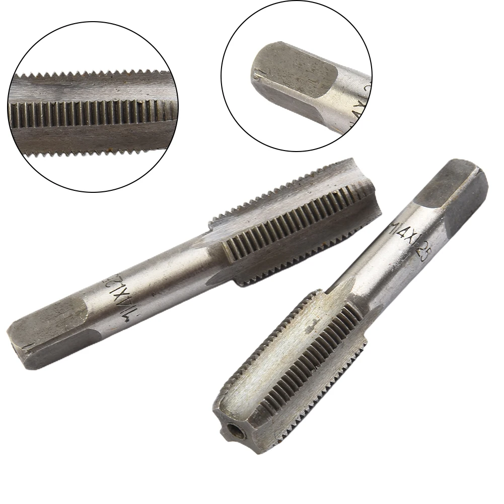 2pcs HSS 14mm X 1.25 Metric Taper Plug Tap Right Hand Tap Drill Screw Set M4 Thread Bearing Machine Spiral Point Straight Fluted
2pcs HSS 14mm X 1.25 Metric Taper Plug Tap Right Hand Tap Drill Screw Set M4 Thread Bearing Machine Spiral Point Straight Fluted