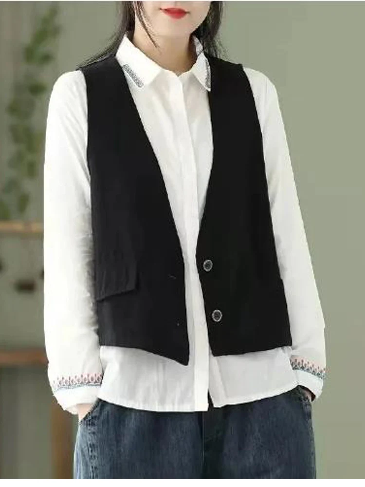 V Neck Short Sets Single Breasted Zevity Women's Jackets Spring 2023 New in Outerwear Sleeveless Vests for Women Vest Traf Coats
V Neck Short Sets Single Breasted Zevity Women's Jackets Spring 2023 New in Outerwear Sleeveless Vests for Women Vest Traf Coats