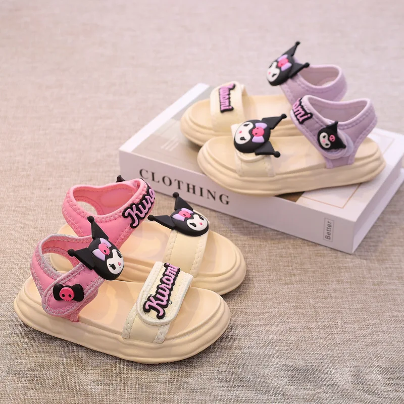 Summer Kawaii Sanrio Anime Kuromi Ins Fashion Sandals Cute Cartoon Children Soft Soles Casual Shoes Slippers Gifts for Kids
Summer Kawaii Sanrio Anime Kuromi Ins Fashion Sandals Cute Cartoon Children Soft Soles Casual Shoes Slippers Gifts for Kids