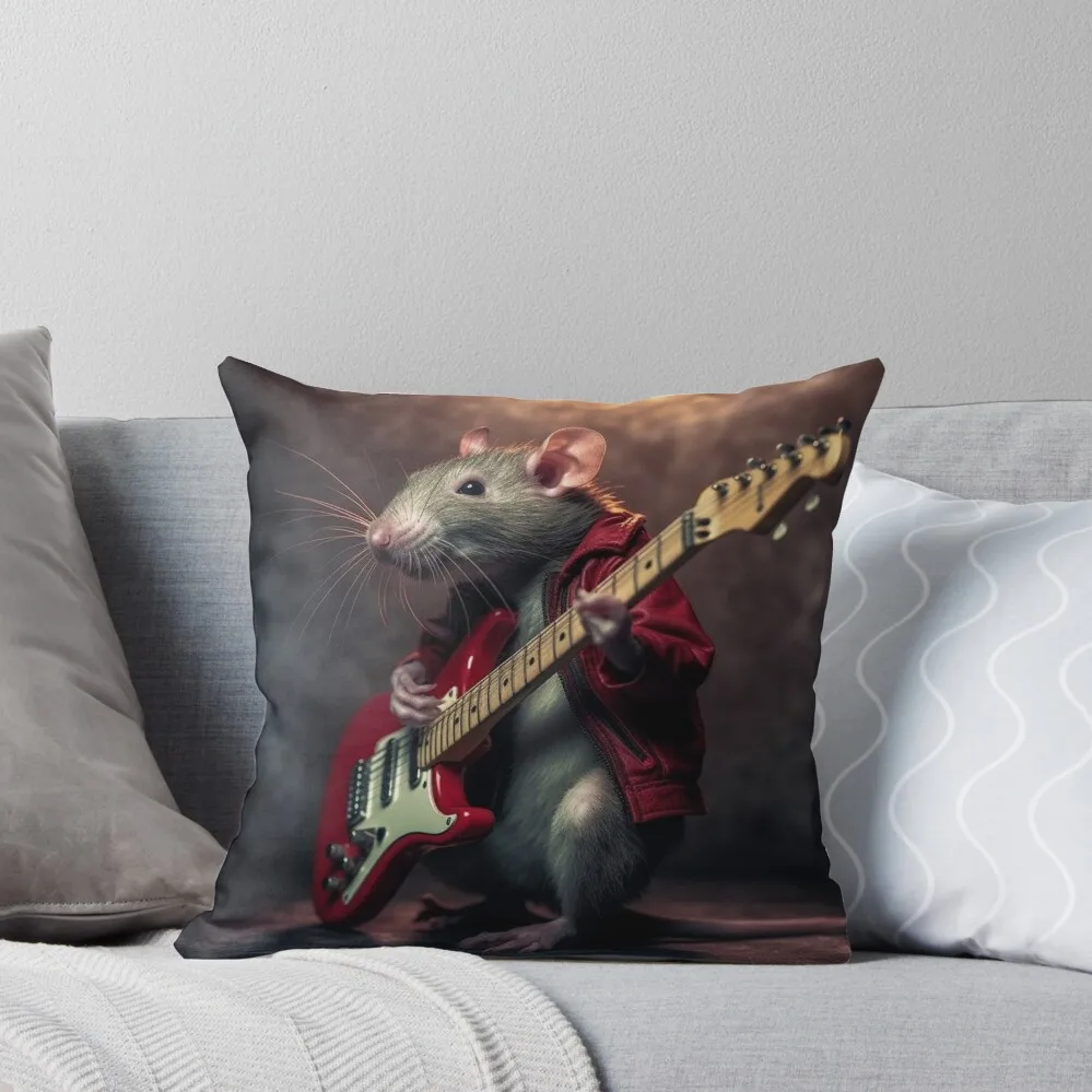 Rat playing a strat Throw Pillow Cushion Cover Luxury Sitting Cushion Cushions Cover
Rat playing a strat Throw Pillow Cushion Cover Luxury Sitting Cushion Cushions Cover