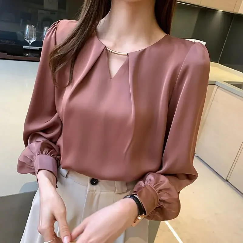 Fashion Elegant Chic Sexy Hollow Luxury Design Office Lady Chiffon Shirt Korean Simple Style Long Sleeve Blouse Top Women D65
Fashion Elegant Chic Sexy Hollow Luxury Design Office Lady Chiffon Shirt Korean Simple Style Long Sleeve Blouse Top Women D65