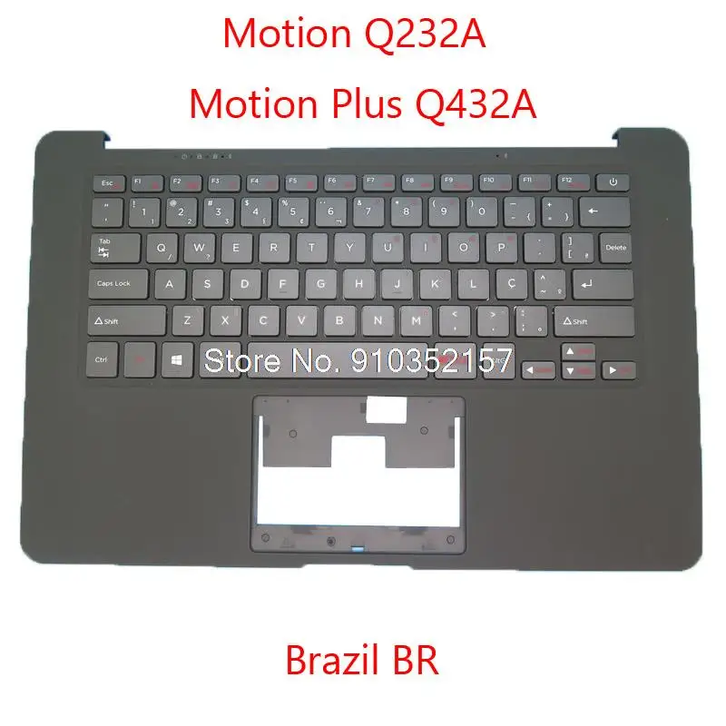 Laptop Black PalmRest&Grey Keyboard For Positivo Motion Q232A Motion Plus Q432A H003-51 YMS-0075-F D1459L Brazil BR No Touchpad
Laptop Black PalmRest&Grey Keyboard For Positivo Motion Q232A Motion Plus Q432A H003-51 YMS-0075-F D1459L Brazil BR No Touchpad