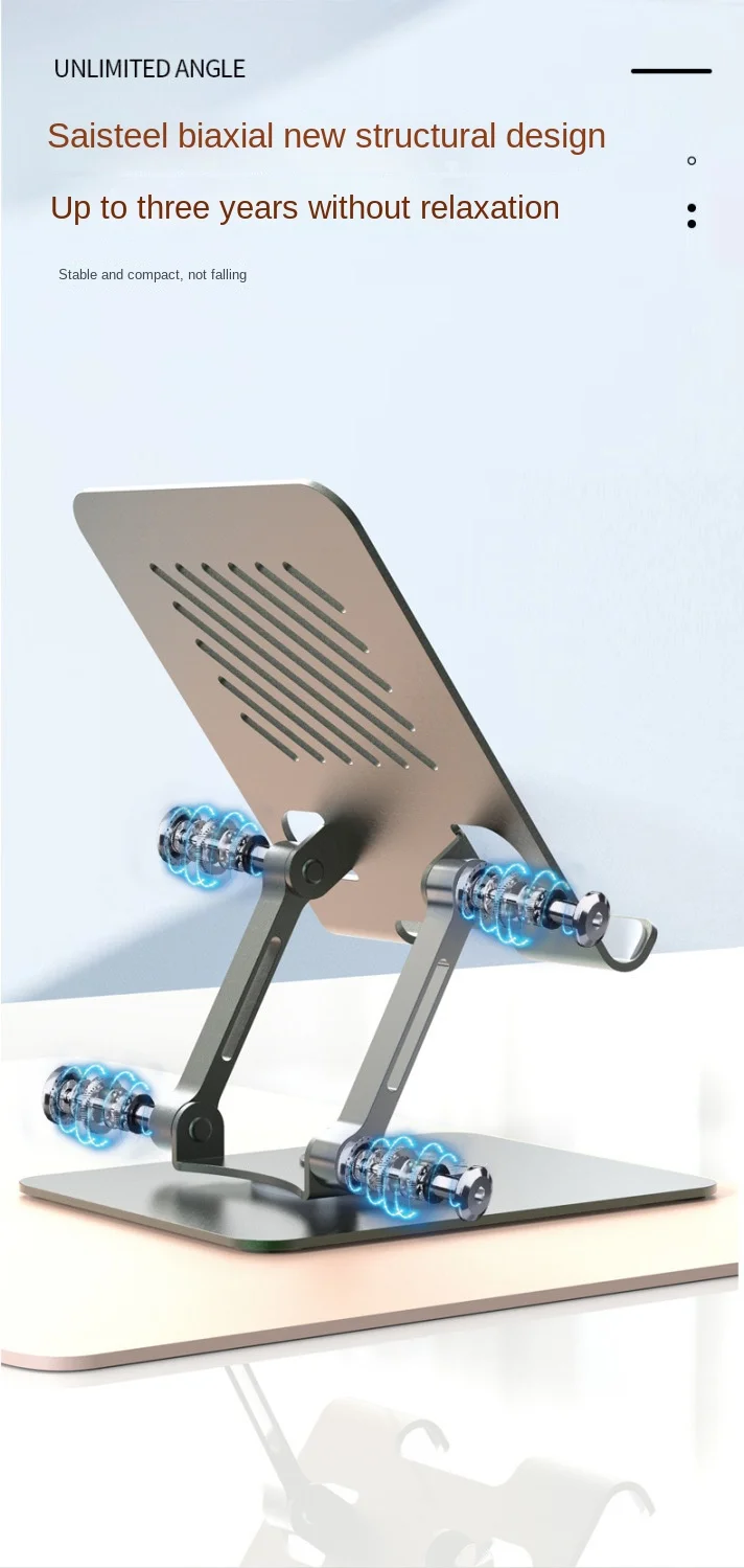 Foldable Tablet Bracket Stand 360 Degree Rotating Portable Laptop Bracket Hollow Heat Dissipation Height Adjustable Accessories Foldable Tablet Bracket Stand 360 Degree Rotating Portable Laptop Bracket Hollow Heat Dissipation Height Adjustable Accessories