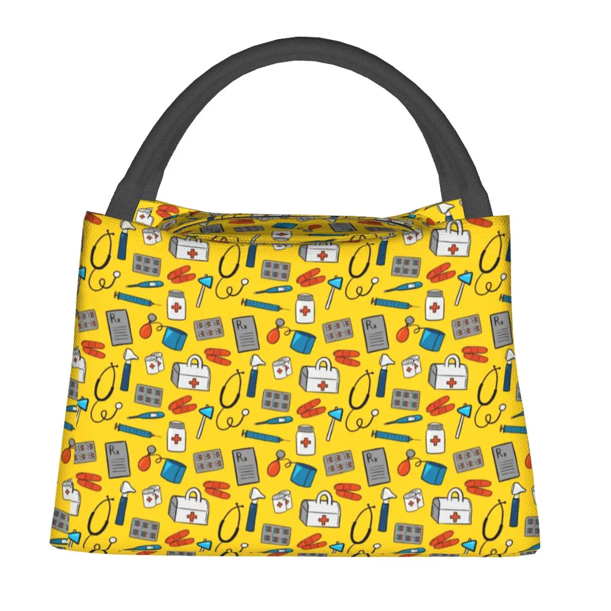 Funny Nurse Lunch Bag Medical Supplies Pattern Office Lunch Box For Girls Aesthetic Thermal Tote Handbags Oxford Cooler Bag
Funny Nurse Lunch Bag Medical Supplies Pattern Office Lunch Box For Girls Aesthetic Thermal Tote Handbags Oxford Cooler Bag