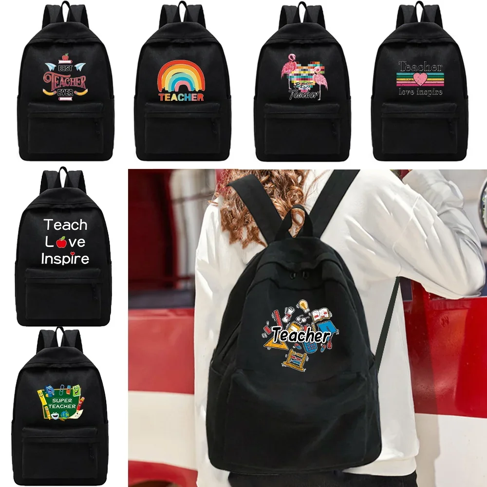 

For Women's Bag Shoulders Backpacks Teen Girls College Bookbag Sport Knapsack Unisex Backpack Teacher Pattern Travel Laptop Bags