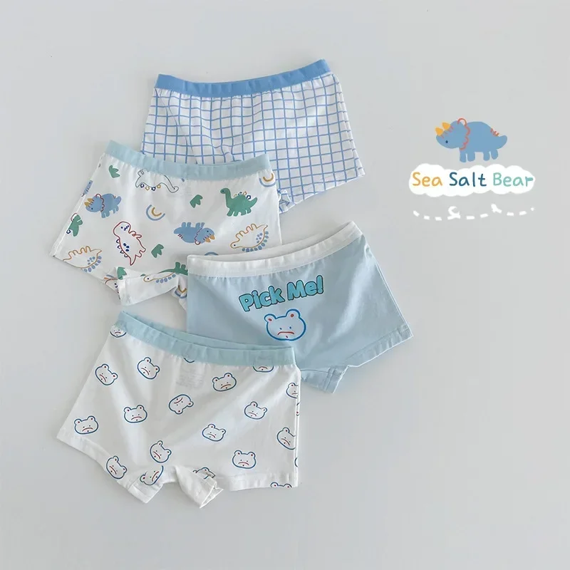 Children's Underwear Men's Boxer Cotton Autumn New Cartoon Baby Shorts 4 Pieces Cute Boy New Fashion
Children's Underwear Men's Boxer Cotton Autumn New Cartoon Baby Shorts 4 Pieces Cute Boy New Fashion
