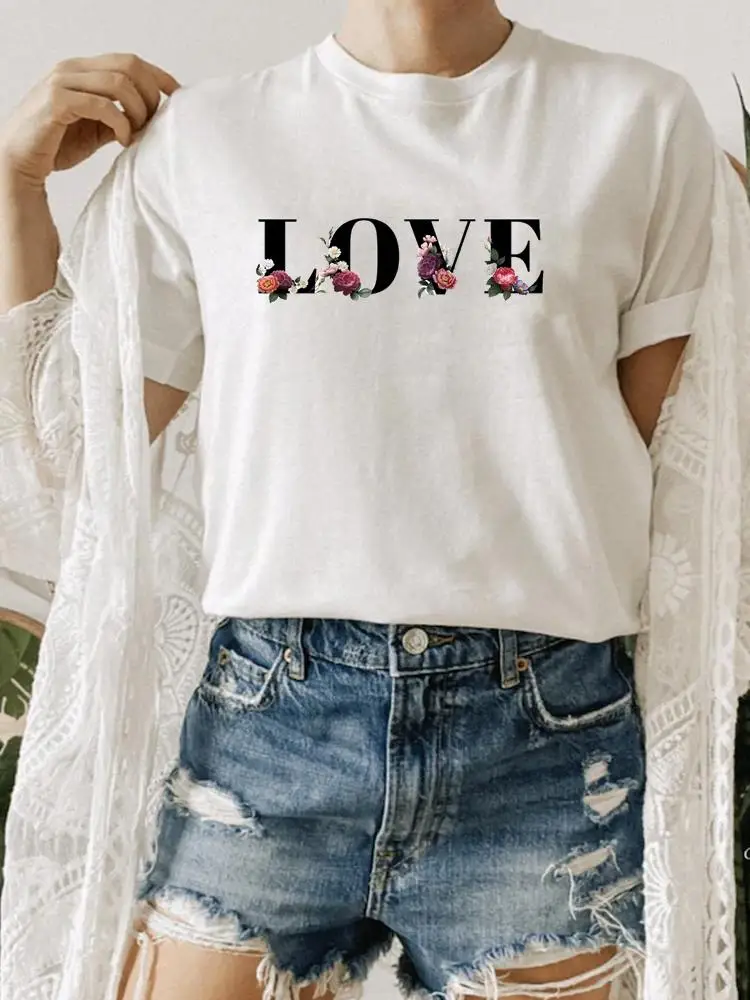 Love Letter Flower Trend 90s Women Summer Clothes Clothing Print T Shirt Fashion O-neck Short Sleeve Graphic T-shirt Tee Top
Love Letter Flower Trend 90s Women Summer Clothes Clothing Print T Shirt Fashion O-neck Short Sleeve Graphic T-shirt Tee Top