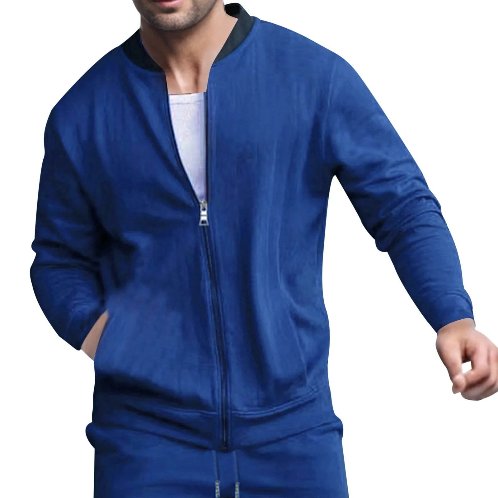 Men Casual Autumn And Winter Jacket Long Sleeve Fashion Zipper Pocket Solid Color Hatless Sweater Coat Male Fashion Jacket
Men Casual Autumn And Winter Jacket Long Sleeve Fashion Zipper Pocket Solid Color Hatless Sweater Coat Male Fashion Jacket