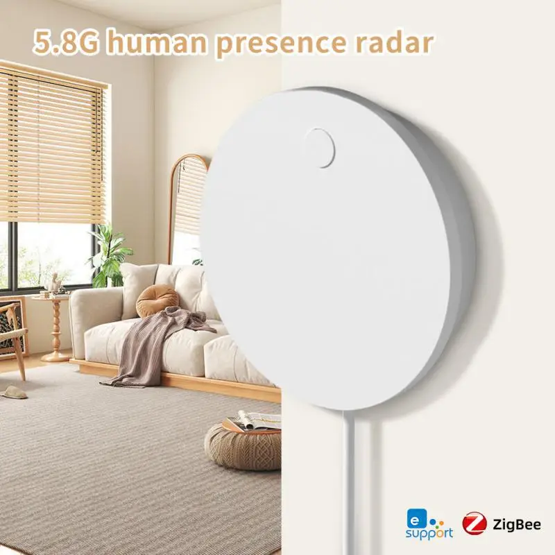 Zigbee Human Presence Sensor Security Monitoring Millimeter Wave Radar Controller eWeLink Samrt Motion Sensor Voice Via Alexa
Zigbee Human Presence Sensor Security Monitoring Millimeter Wave Radar Controller eWeLink Samrt Motion Sensor Voice Via Alexa
