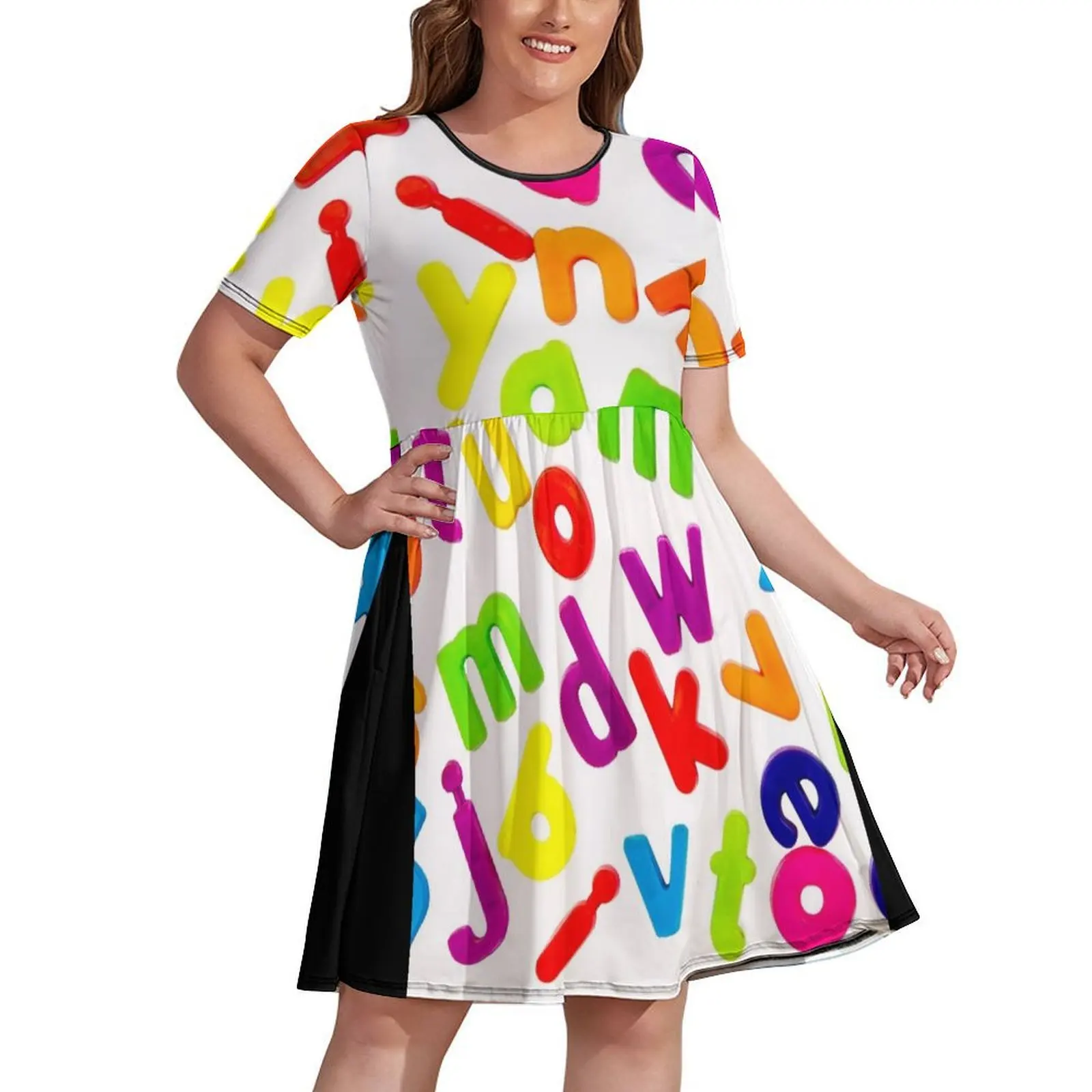 Jumbled up Multi Coloured Letters Dress women's elegant loose dresses women's clothing korea stylish womens clothing
Jumbled up Multi Coloured Letters Dress women's elegant loose dresses women's clothing korea stylish womens clothing