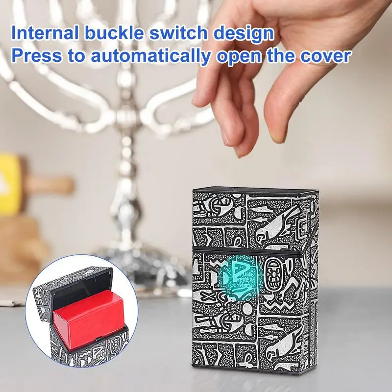 Étui vintage portable à rouler à la main, conteneur de stockage de 20 cigares, accessoires Laguna UP 4