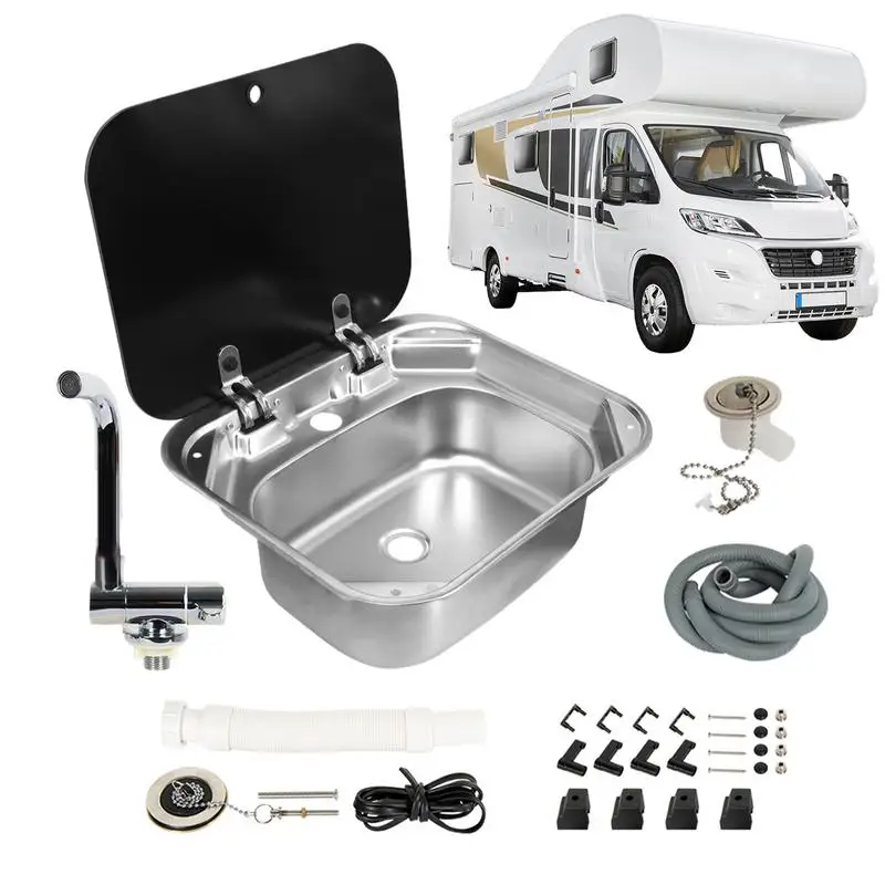 Kitchen Sink With Faucet Combo Foldable Stainless Steel With 36Degree Rotating Faucet Flexible Van Sink Kitchen Accessories
Kitchen Sink With Faucet Combo Foldable Stainless Steel With 36Degree Rotating Faucet Flexible Van Sink Kitchen Accessories